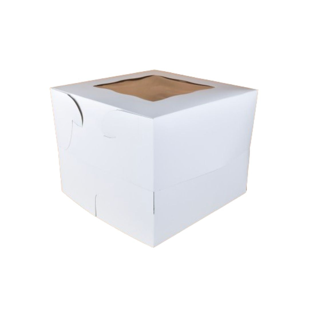 10x10x10 Inch Tall Window Cake Box