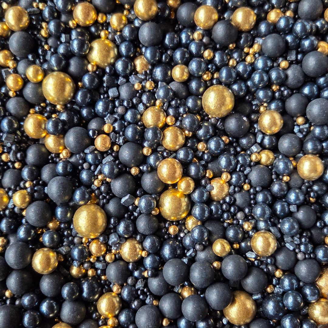 Black Gold Sprinkle Mix