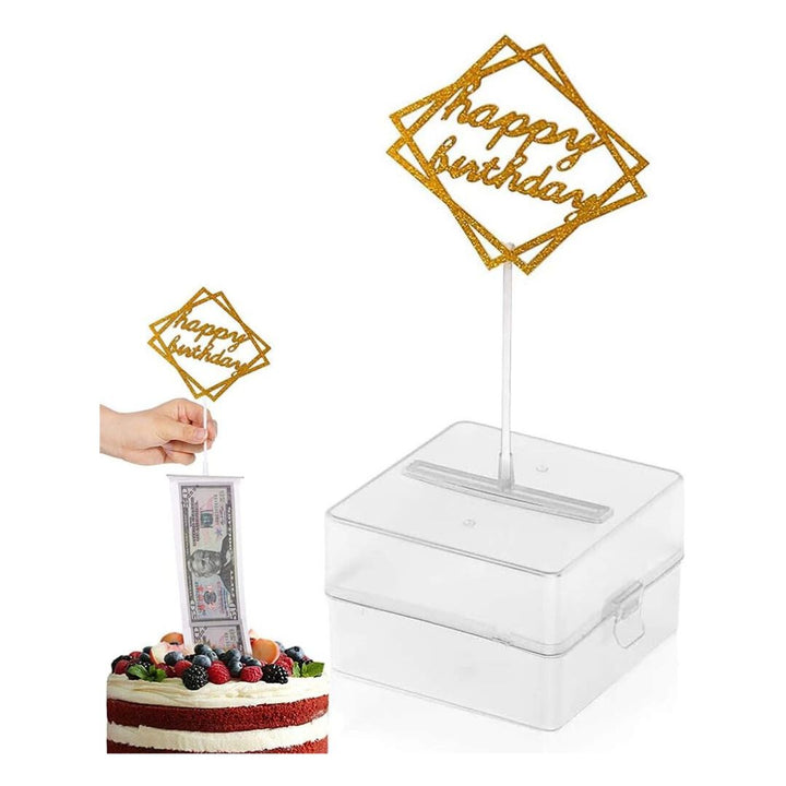 Plastic Cake Money Box