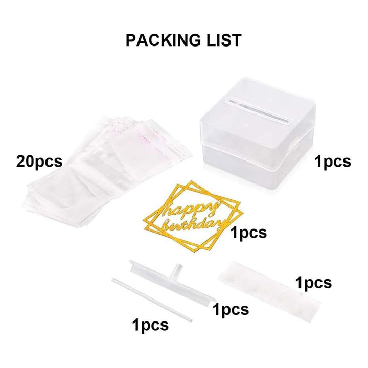 Plastic Cake Money Box