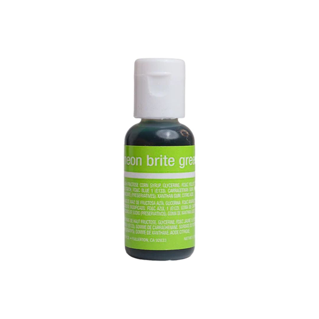 Chefmaster Neon-Brite Green Liqua-Gel Food Colour