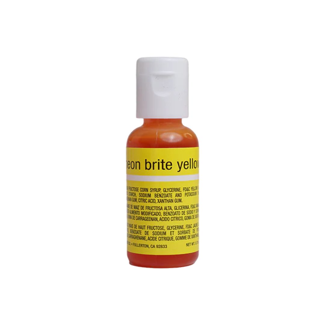 Chefmaster Neon-Brite Yellow Liqua-Gel Food Colour
