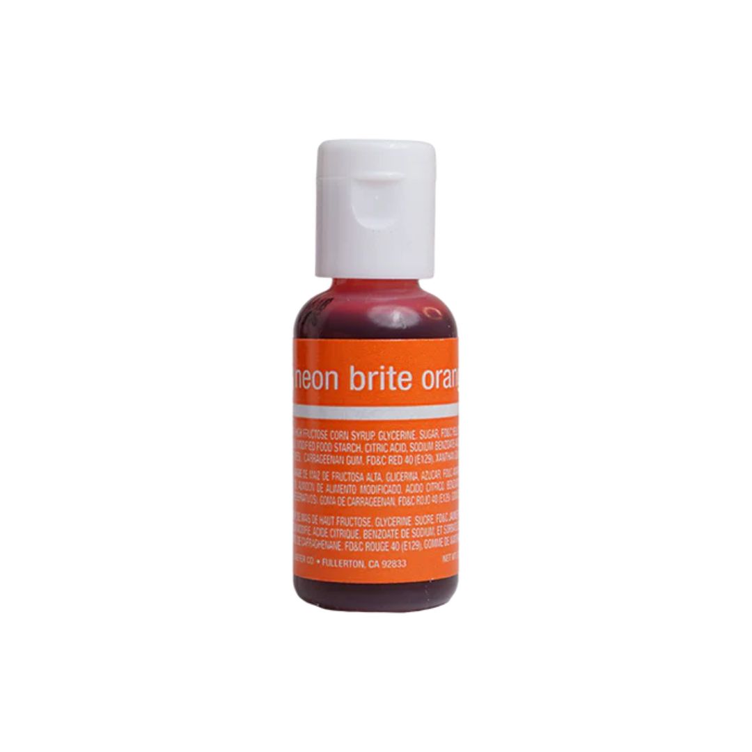 Chefmaster Neon-Brite Orange Liqua-Gel Food Colour