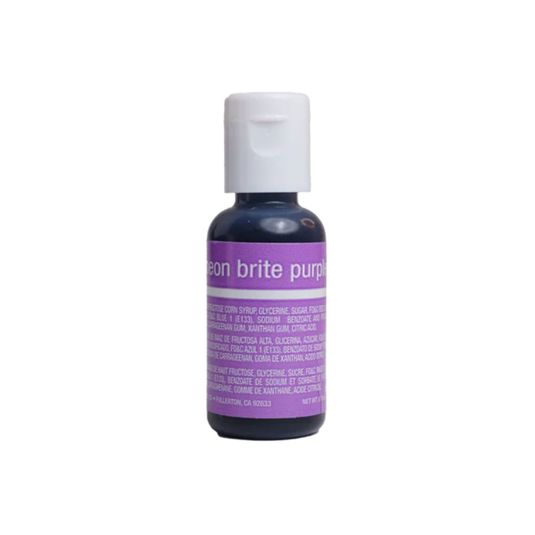 Chefmaster Neon-Brite Purple Liqua-Gel Food Colour