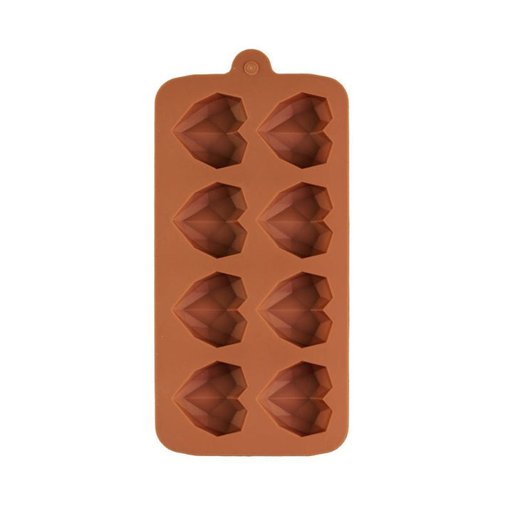 Gem Heart Silicone Mold - 8 Cavity