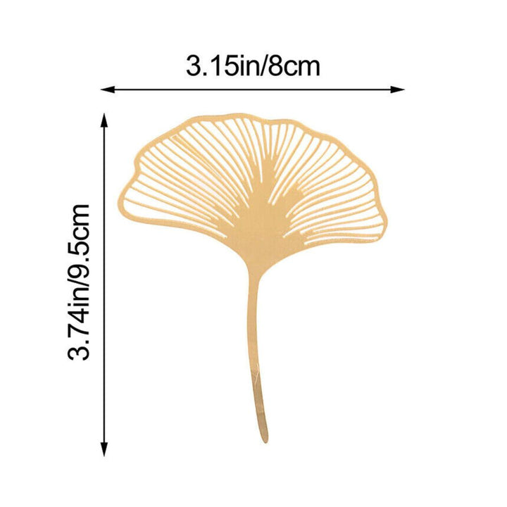 Ginkgo Leaf Cake Topper
