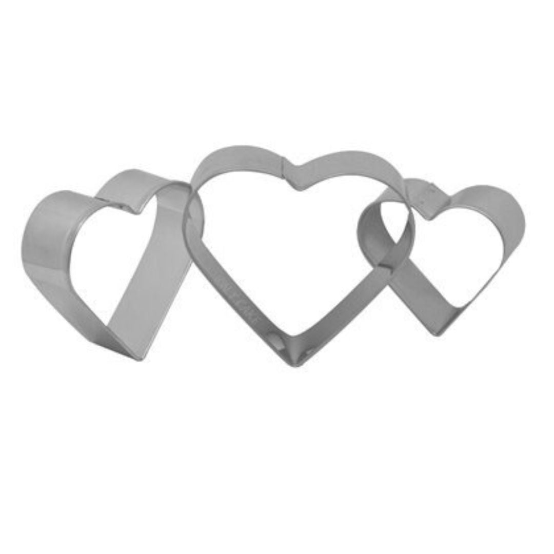 Heart Cookie Cutters, Set of 3