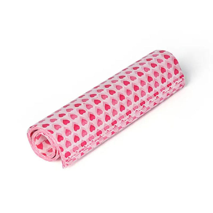 Heart Patterned Wax Paper - 10 Sheets