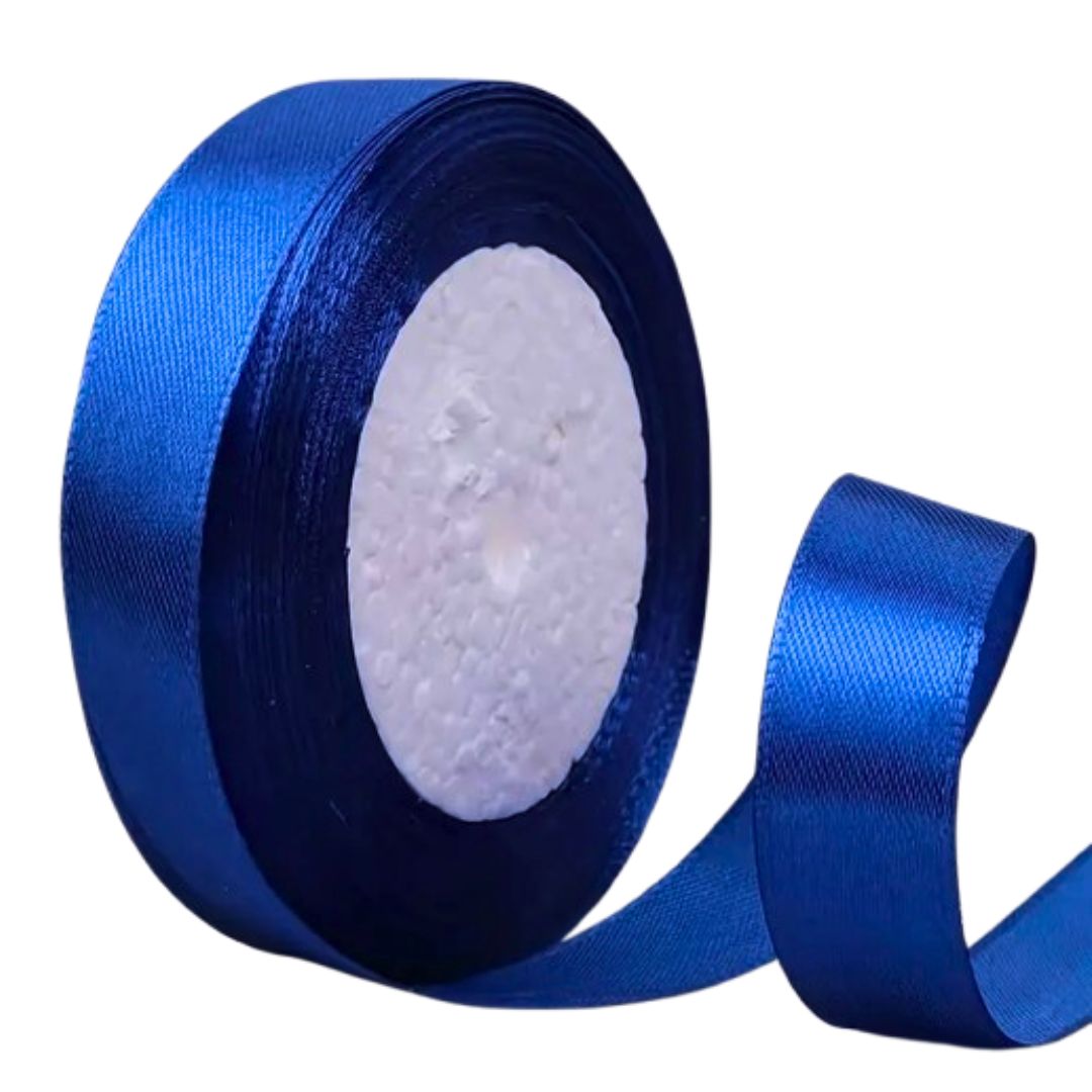 Royal Blue Satin Ribbon - 1 yard
