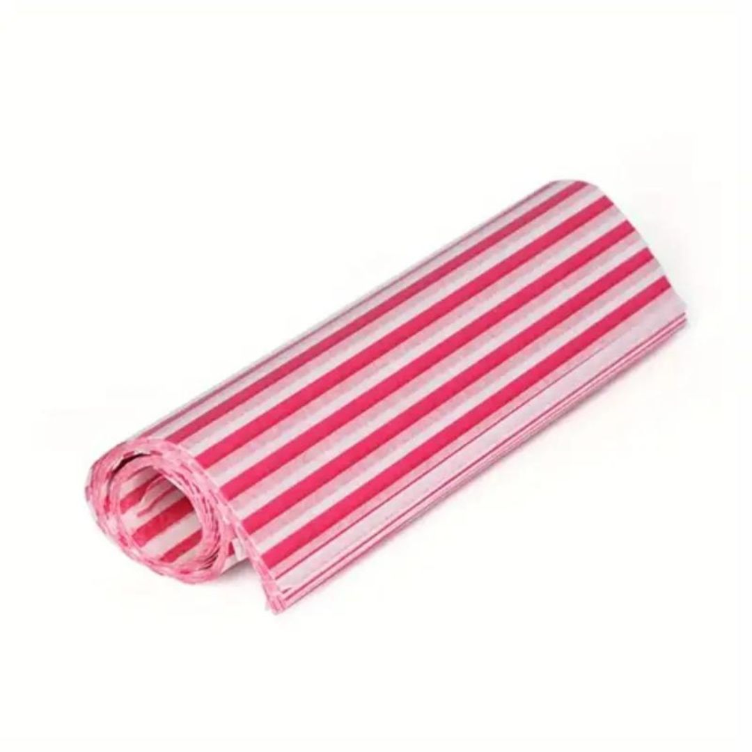 Striped Patterned Wax Paper 10 Sheets Sugarcrate Baking Supplies