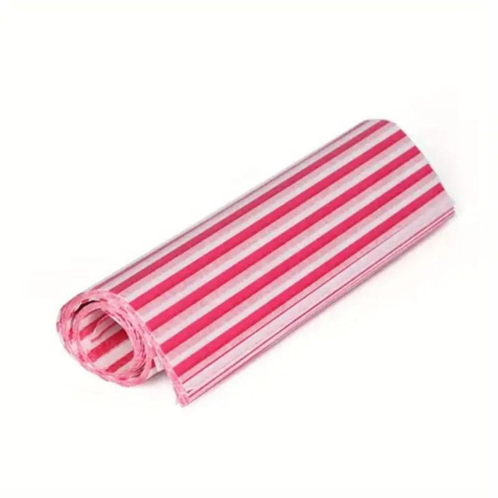 Striped Patterned Wax Paper - 10 Sheets