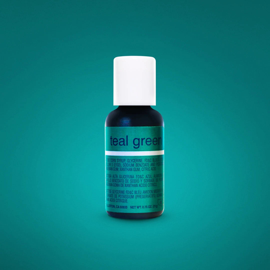 Teal Green Chefmaster Liqua-Gel Food Colour