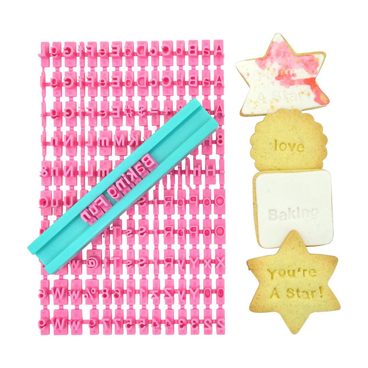 Alphabet Cookie & Fondant Stamp Set