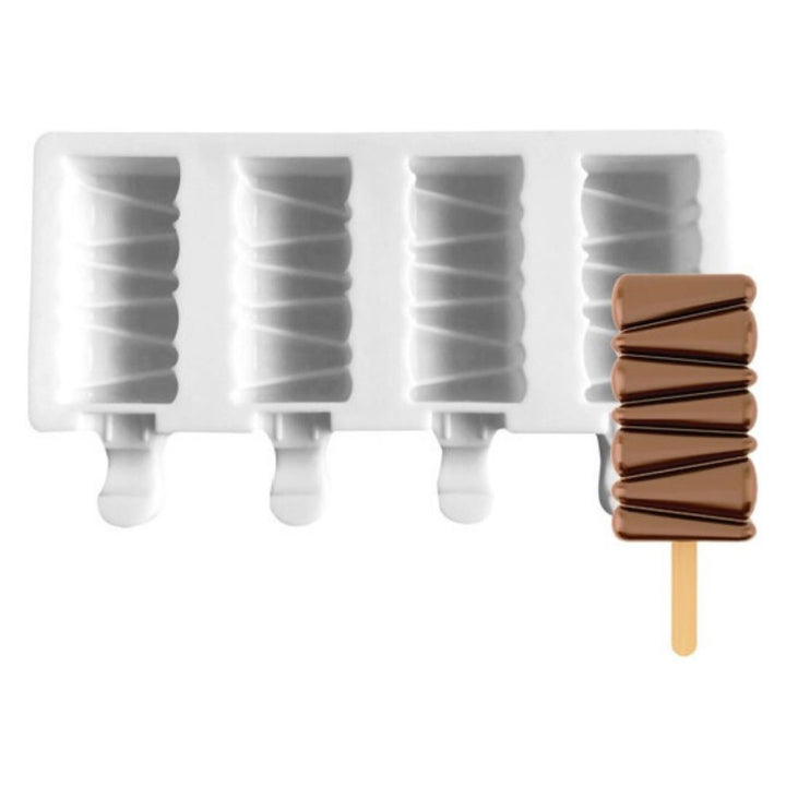 Drizzle Shape Silicone Cakesicle Mold