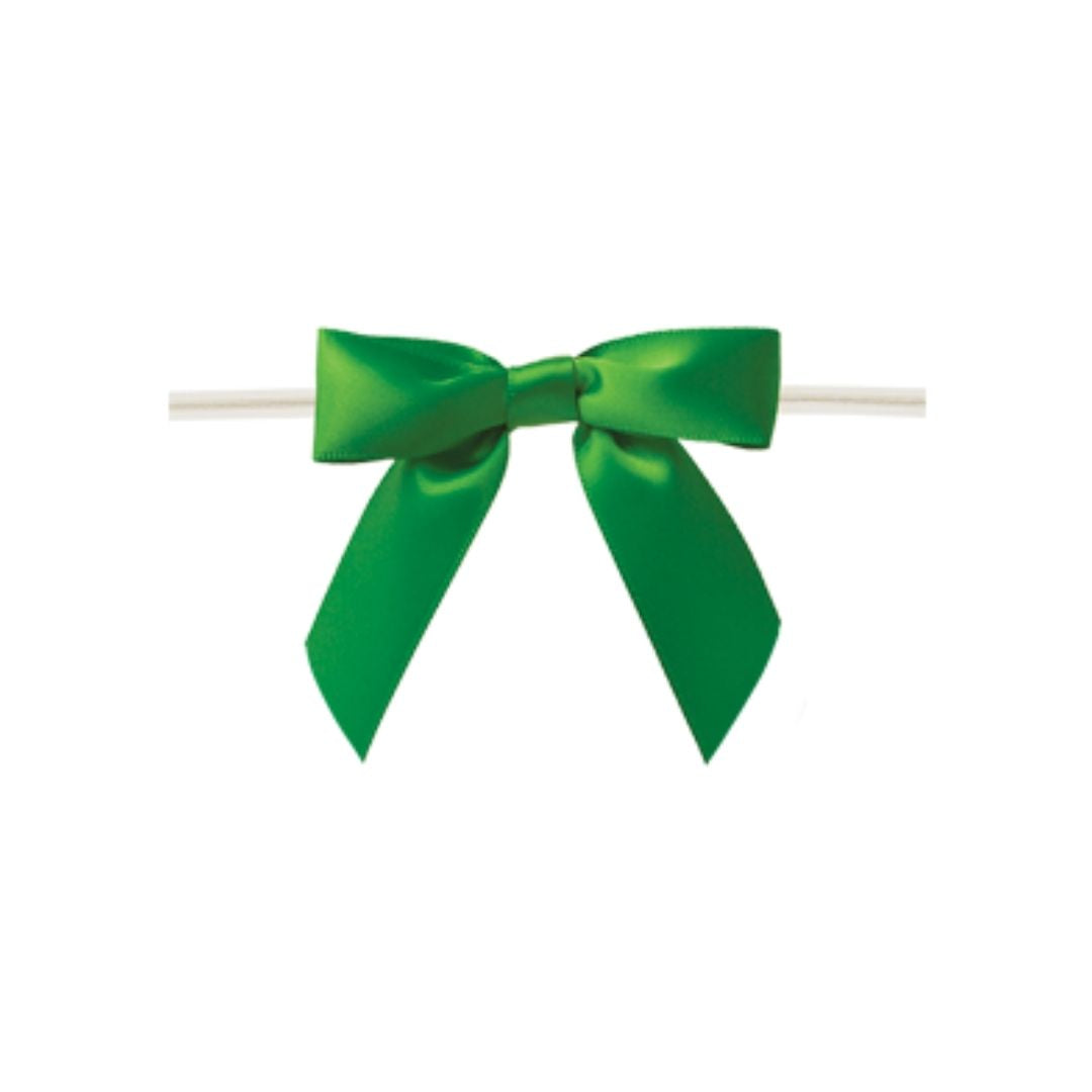Emerald Twist Tie Bow