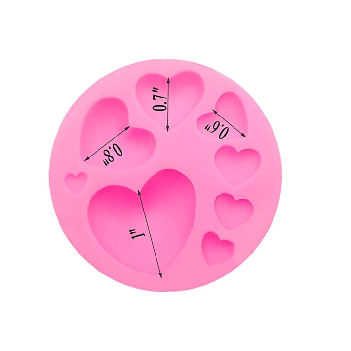 Hearts Silicone Fondant Mold
