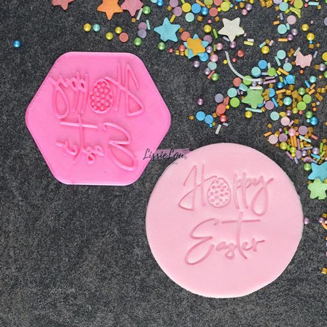 Hoppy Easter Cookie Stamp - LissieLou