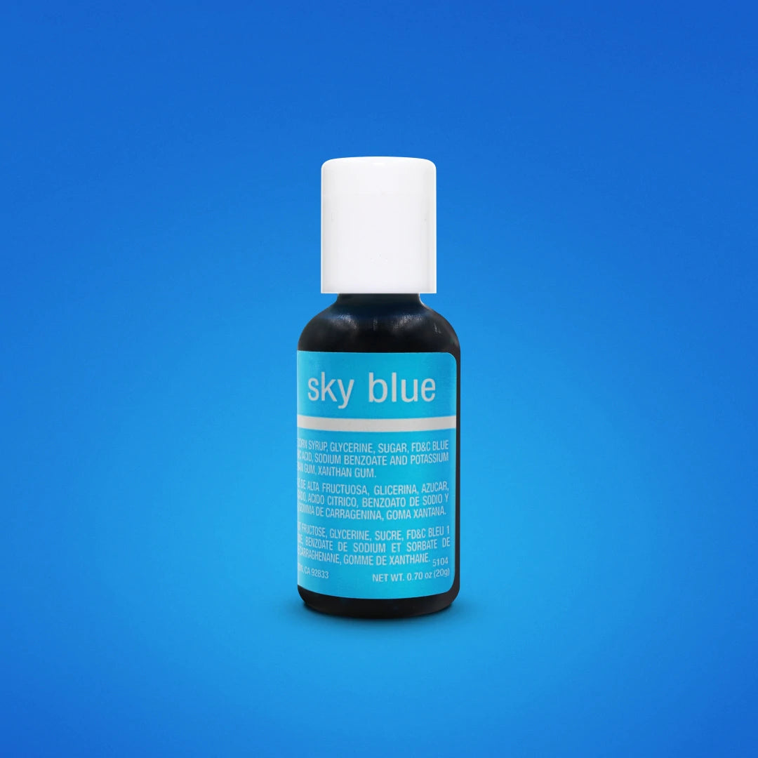 Sky Blue Chefmaster Liqua-Gel Food Colour