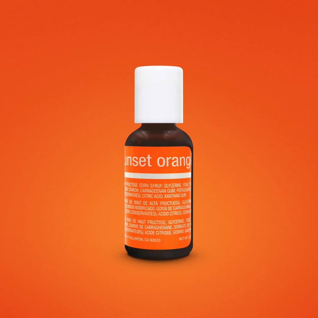 Sunset Orange Chefmaster Liqua-Gel Food Colour