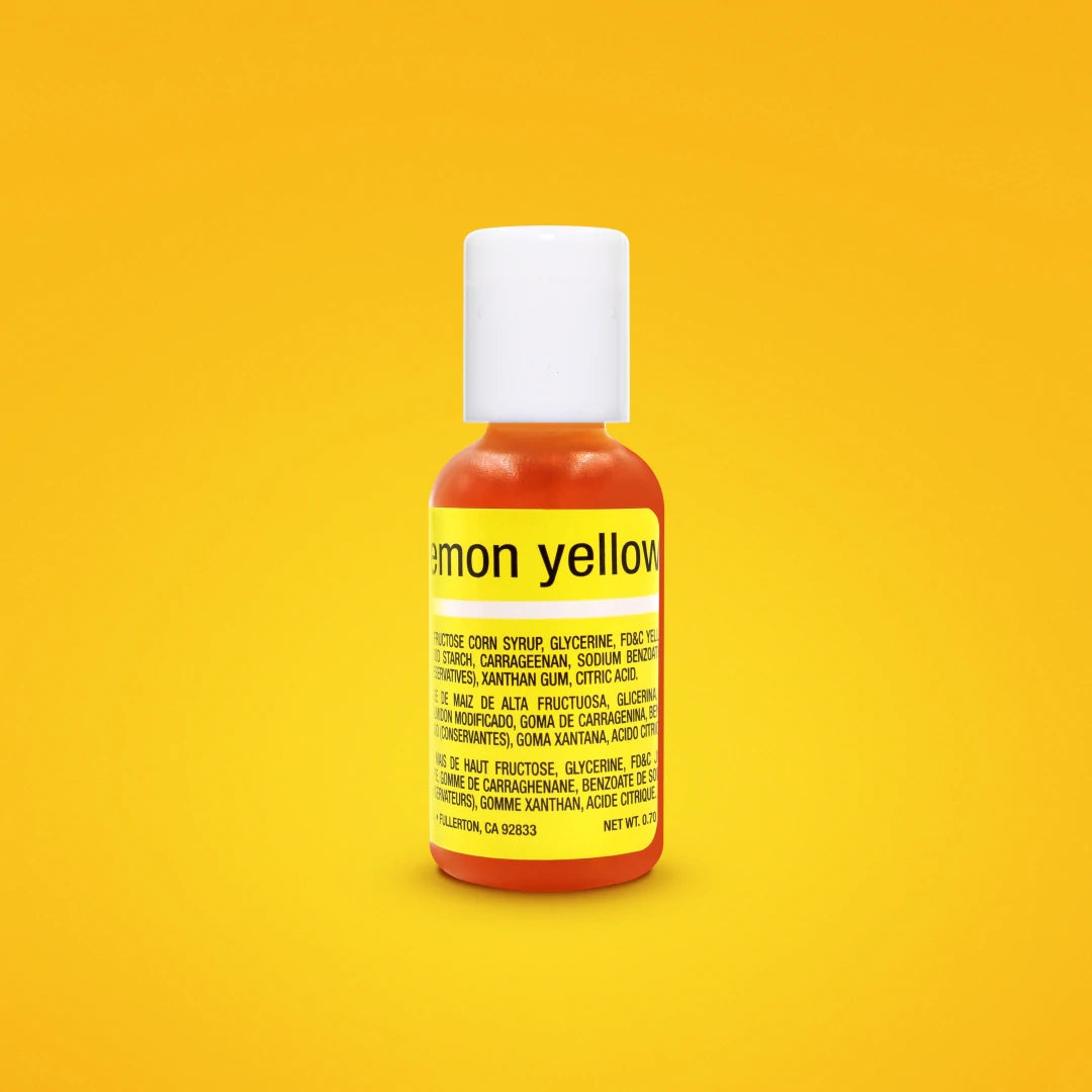 Lemon Yellow Chefmaster Liqua-Gel Food Colour