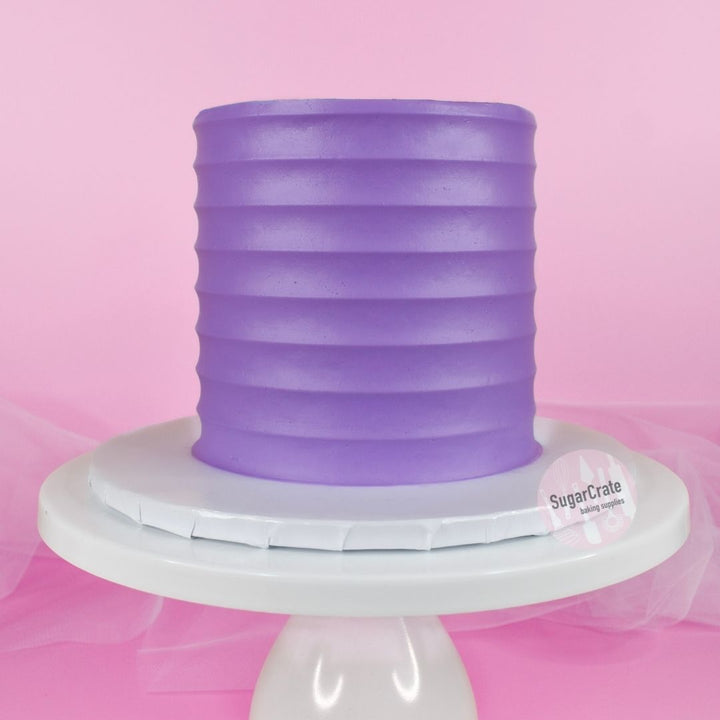 Large Scalloped Edge Stainless Steel Cake Scraper/Decorating Comb