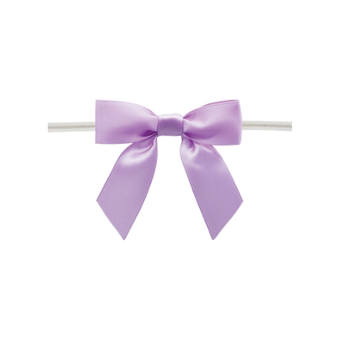 Lilac Twist Tie Bow