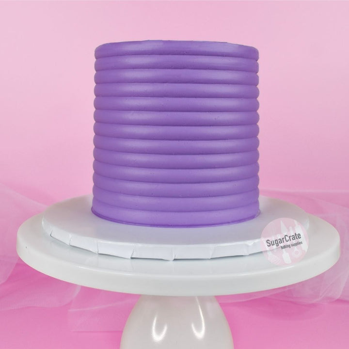 Medium Scalloped Edge Stainless Steel Cake Scraper/Decorating Comb