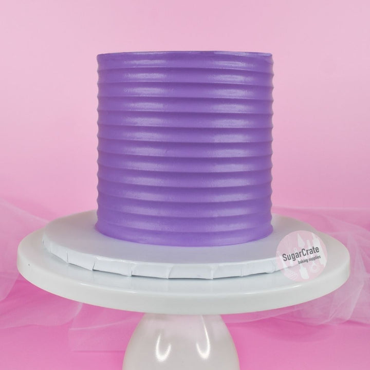 Medium Scalloped Edge Stainless Steel Cake Scraper/Decorating Comb