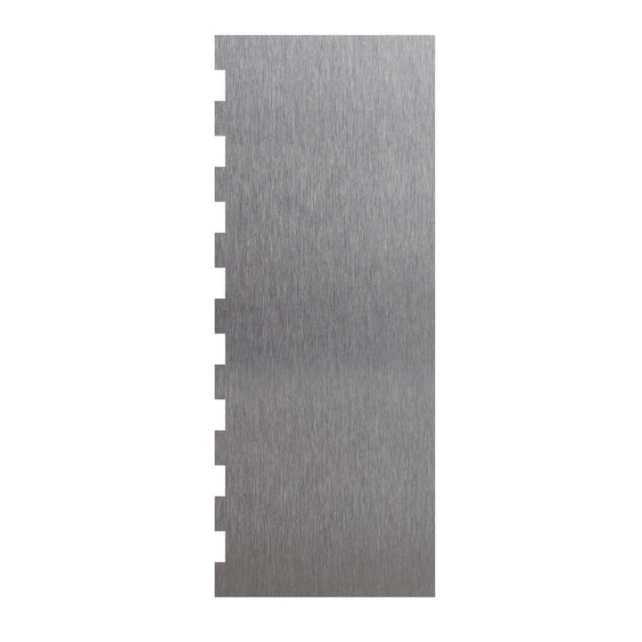 Medium Stripe Stainless Steel Cake Scraper/Decorating Comb