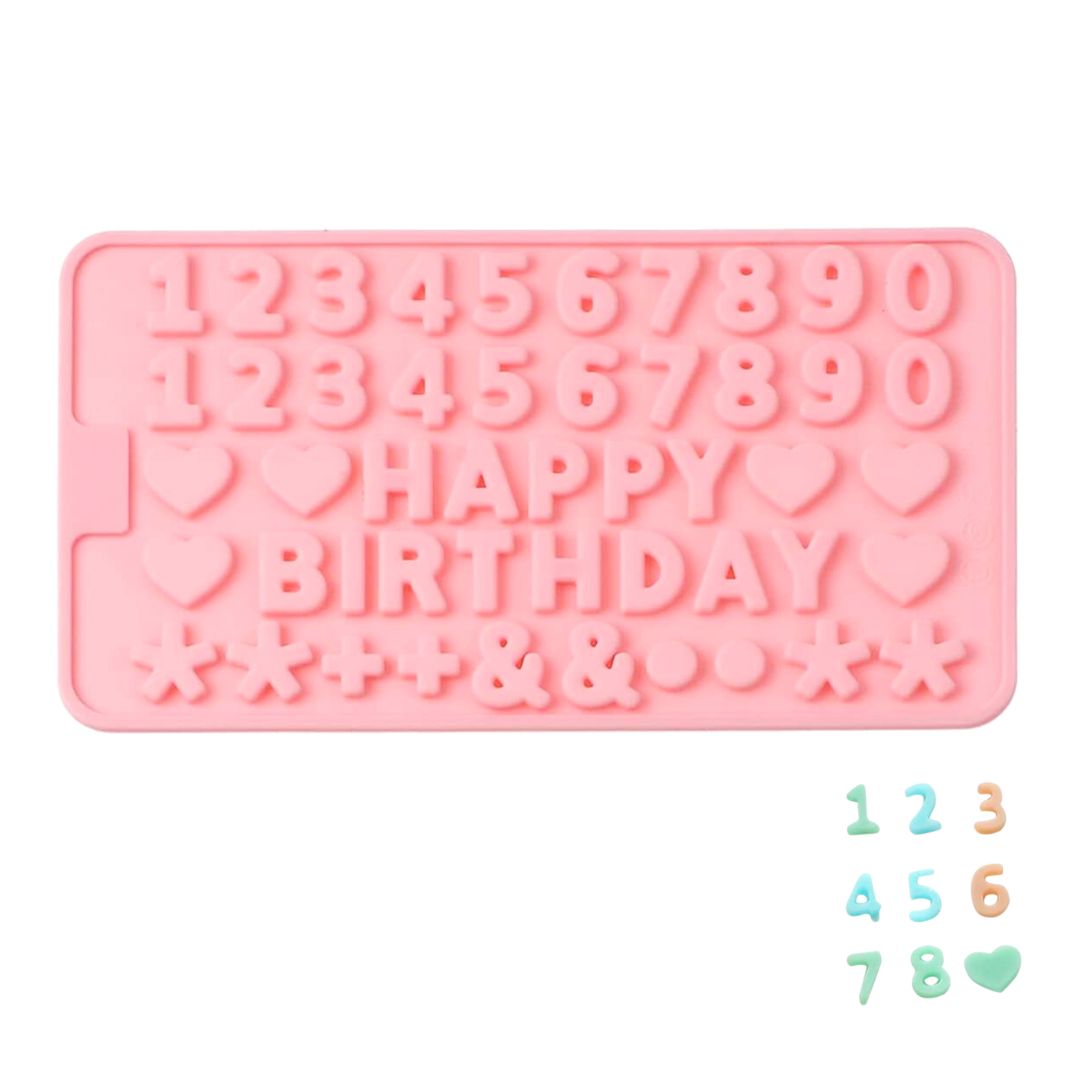 Mini Number Silicone Mold