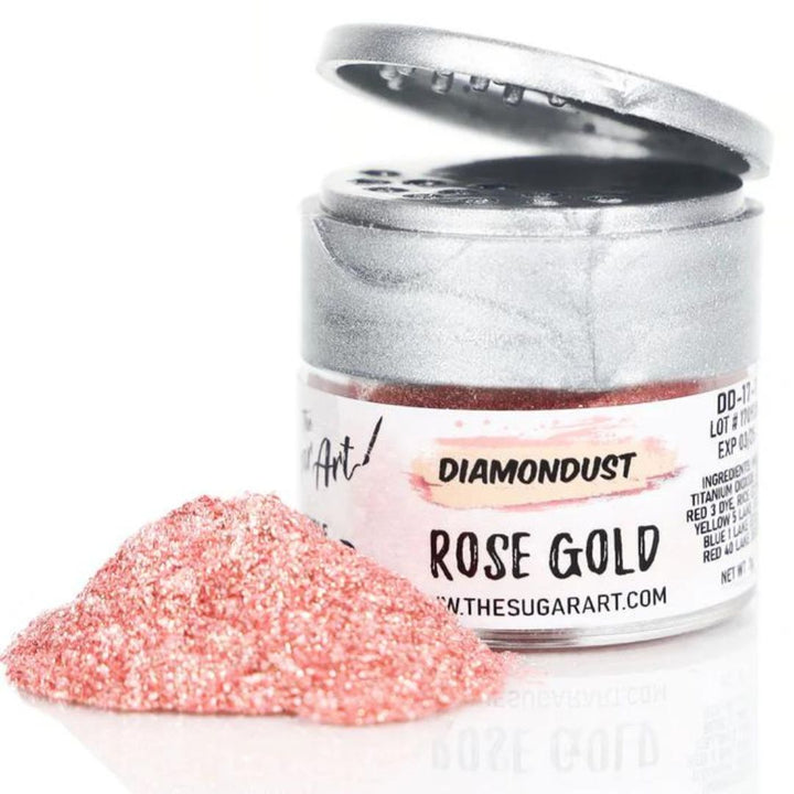 Rose Gold Edible Glitter - The Sugar Art
