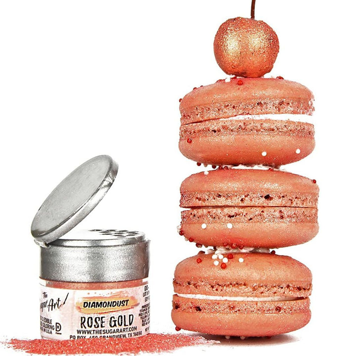 Rose Gold Edible Glitter - The Sugar Art