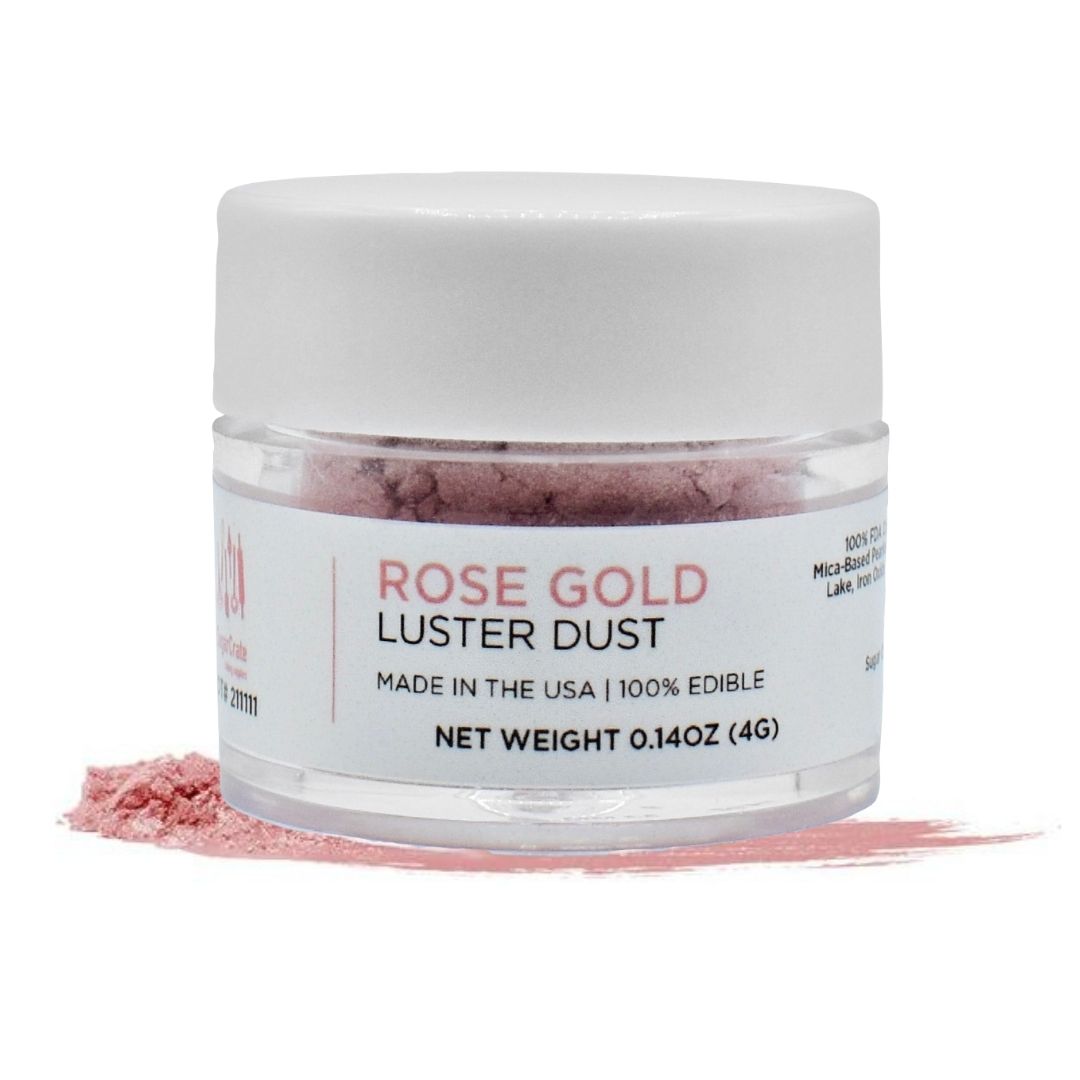 Rose Gold Luster Dust Sugarcrate Baking Supplies