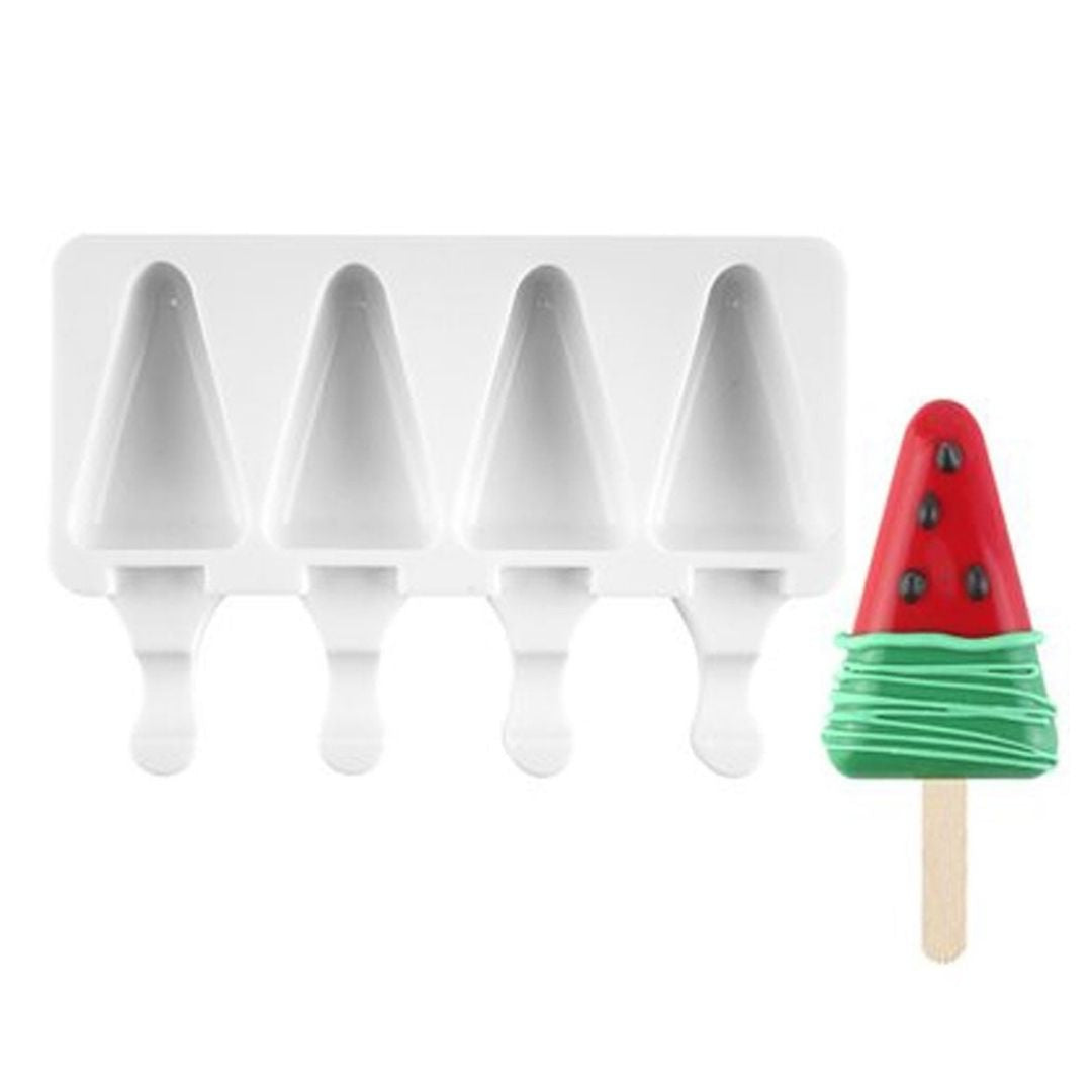 Silicone discount cakesicle mold