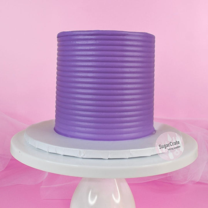 Small Scalloped Edge Stainless Steel Cake Scraper/Decorating Comb