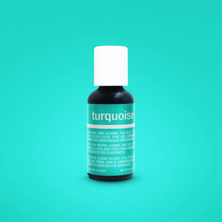 Turquoise Chefmaster Liqua-Gel Food Colour