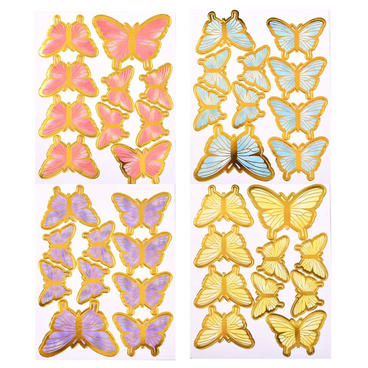 10 Piece Butterfly Cake Toppers