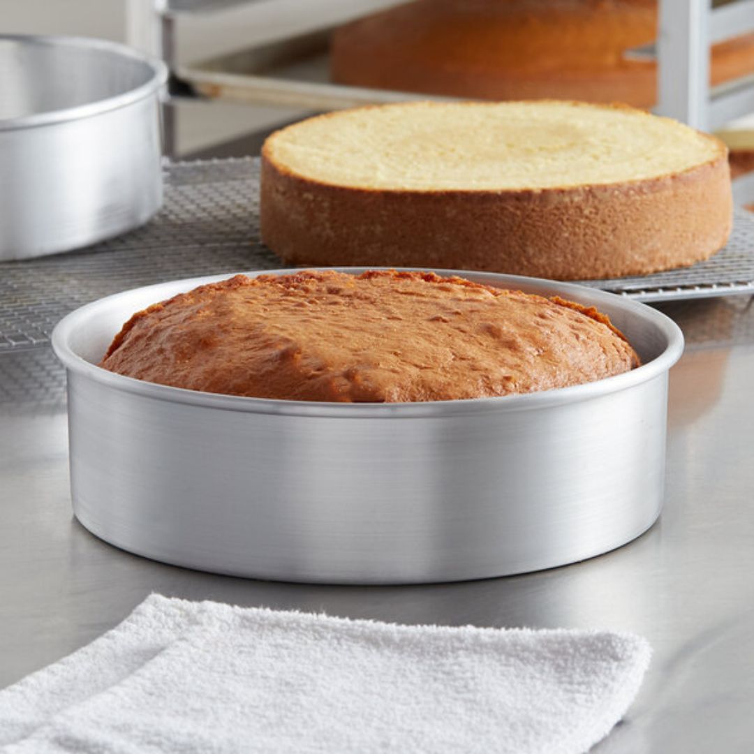 10" x 3" Round Aluminum Cake Pan