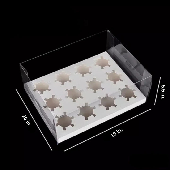 Tall Clear Cupcake Box