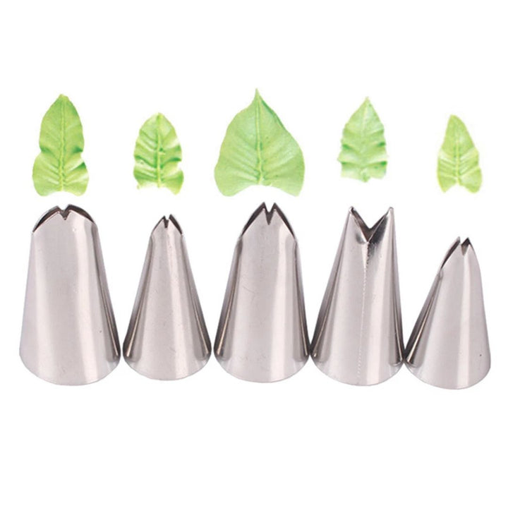 5 Piece Leaf Piping Tip Set