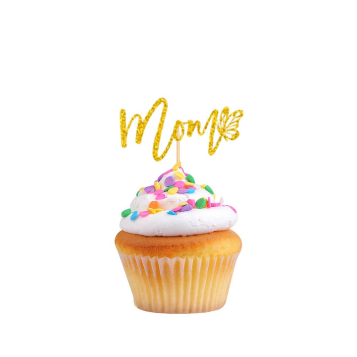 6 Piece Mom Cupcake Topper Set