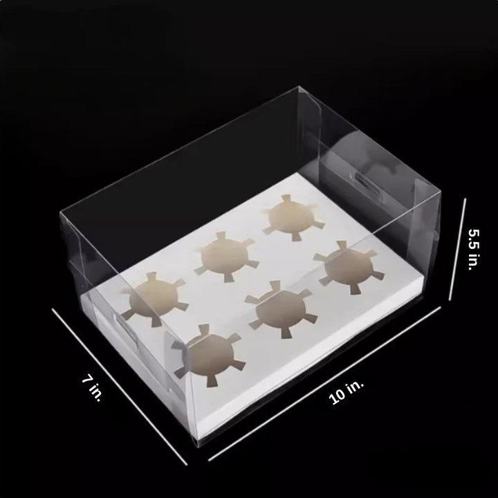 Tall Clear Cupcake Box