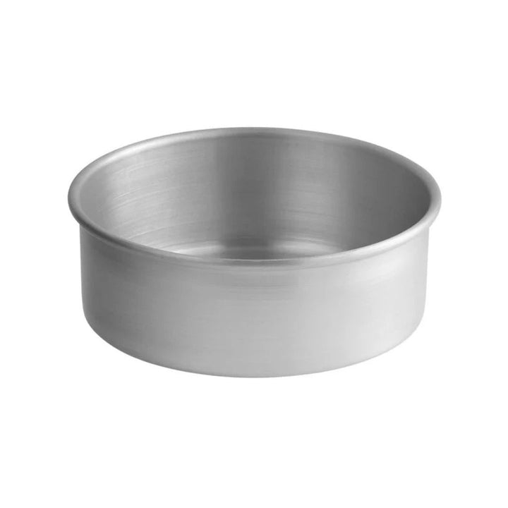 8" x 3" Round Aluminum Cake Pan