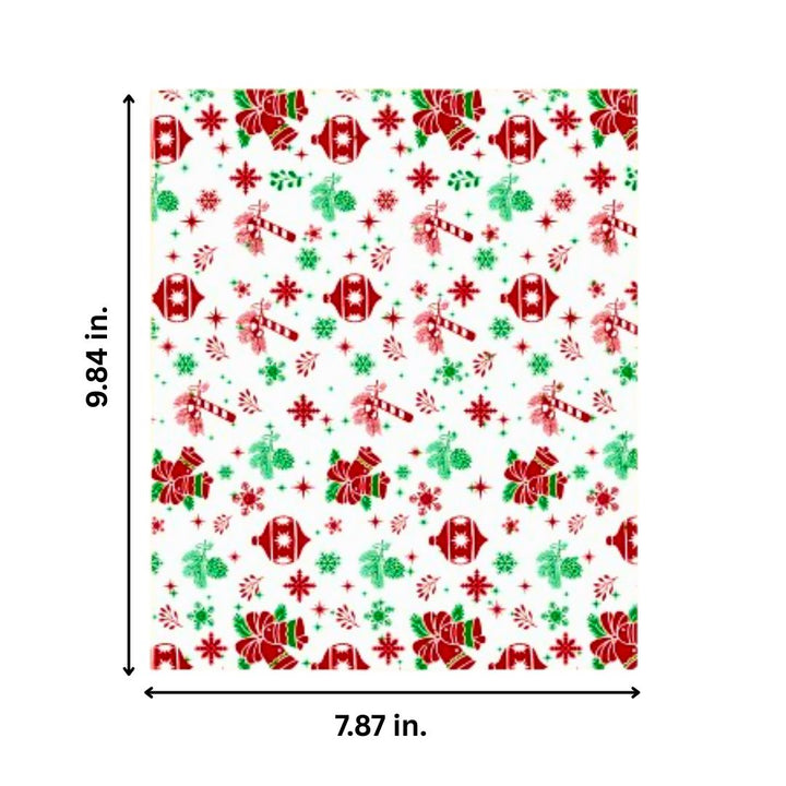 Christmas Wax Paper - 20 Sheets