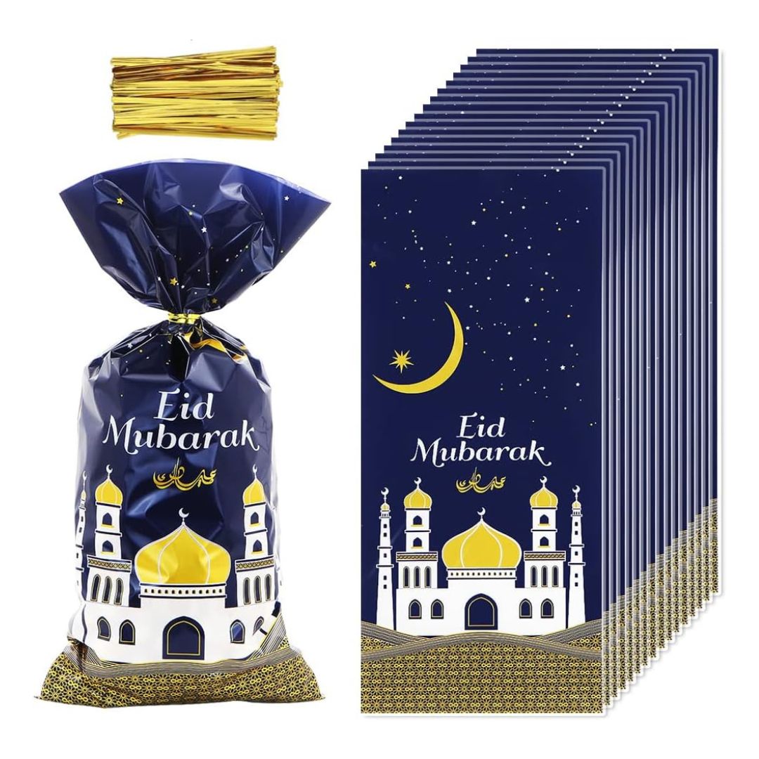 Eid Mubarak Treat Bags - 10 Pack
