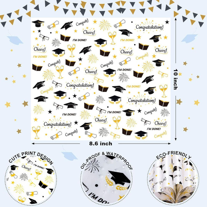 Graduation Wax Paper - 10 Sheets