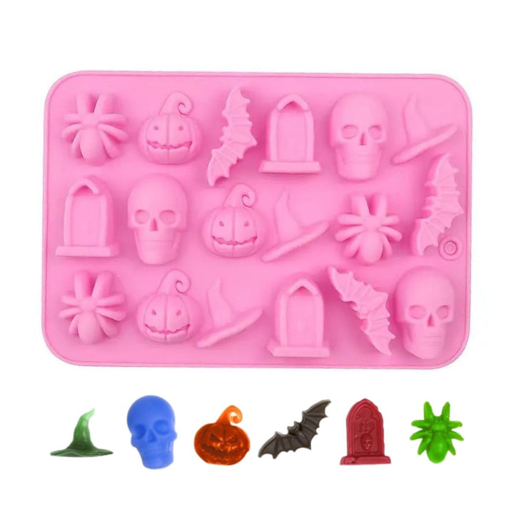 Halloween Silicone Mold - 18 Cavity