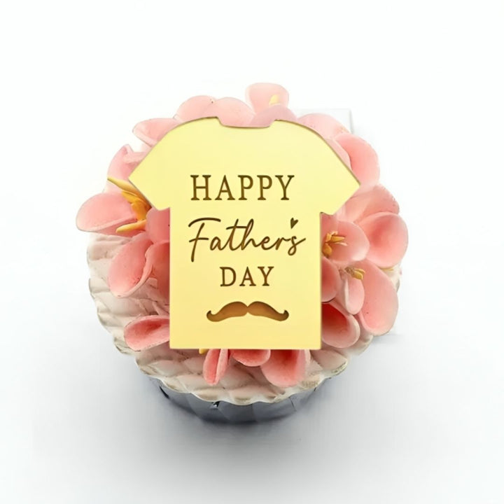 Happy Father’s Day Acrylic Cupcake Topper