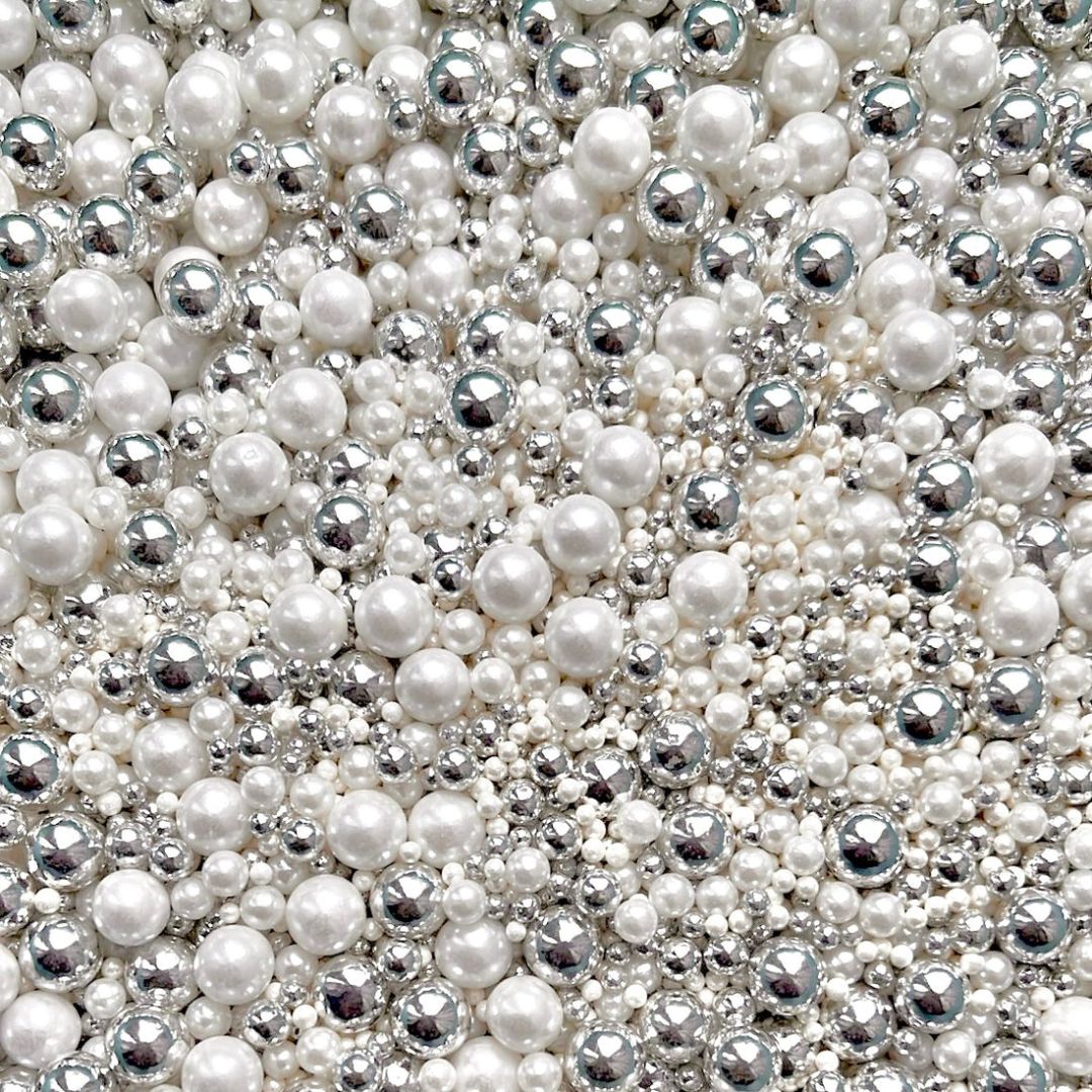 Silver Pearl Sprinkle Mix