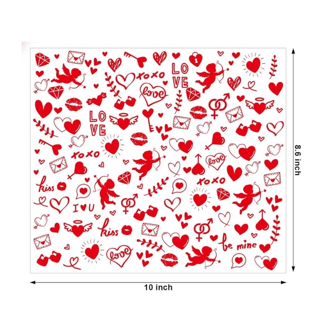 Valentine’s Day Wax Paper - 10 Sheets
